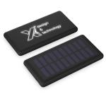 SCX.design P30 8000 mAh Solar Powerbank mit Leuchtlogo Schwarz