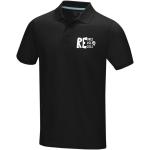 Graphite Poloshirt aus GOTS-zertifizierter Bio-Baumwolle für Herren, schwarz Schwarz | XS