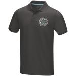 Graphite short sleeve men’s GOTS organic polo, graphite Graphite | XS