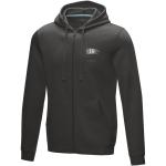 Ruby Hoodie mit durchgehendem Reißverschluss aus GOTS-zertifiziertem Bio-Material für Herren, graphit Graphit | XS