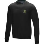 Jasper men’s GOTS organic recycled crewneck sweater, black Black | XS