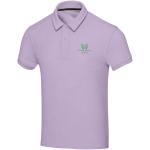 Akoya 230 g/m² GRS recycled terry unisex polo, lilac Lilac | XXS