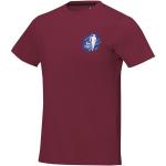 Nanaimo short sleeve men's t-shirt, burgundy Burgundy | XS