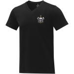 Somoto short sleeve men's V-neck t-shirt, black Black | XS