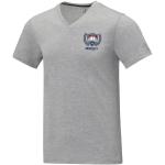 Somoto short sleeve men's V-neck t-shirt, heather smoke Heather smoke | XS