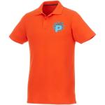 Helios short sleeve men's polo, orange Orange | XS