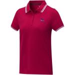 Amarago short sleeve women's tipping polo, red Red | XS