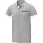 Morgan short sleeve men's duotone polo, heather smoke Heather smoke | XS