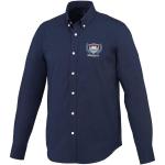Vaillant 142 g/m2 long sleeve men's oxford shirt, blue,navy Blue,navy | XS