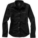 Vaillant long sleeve women's oxford shirt, black Black | XS
