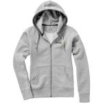 Arora women's full zip hoodie, grey marl Grey marl | XS