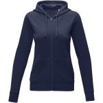 Theron women’s full zip hoodie, navy Navy | XS
