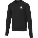 Yukon 350 g/m² Sportpullover mit Rundhalsausschnitt und Interlock Strick Unisex, schwarz Schwarz | XXS