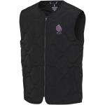 Quarz GRS-recycelte Thermoweste Unisex, schwarz Schwarz | XXS