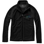 Brossard men's full zip fleece jacket, black Black | XS