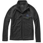 Brossard men's full zip fleece jacket, anthracite Anthracite | XS