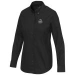 Sphene 165 g/m² Oxford Bluse, schwarz Schwarz | XXL
