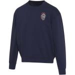 Boris 280 g/m2 unisex OCS organic oversized crewneck sweater, navy Navy | 3XS