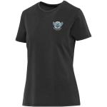 Nanaimo 160 g/m2 short sleeve washed women's t-shirt, black Black | XS