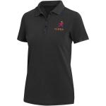 Calgary 200 g/m2 washed women's polo, black Black | XS
