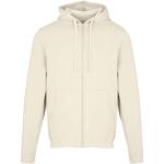 Jasper 280 g/m² OCS organic recycled unisex full zip hoodie, sandstone Sandstone | 3XS