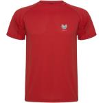 Montecarlo short sleeve kids sports t-shirt, red Red | 4