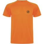 Montecarlo 150 g/m² short sleeve kids sports t-shirt, fluor orange Fluor orange | 12