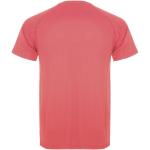 Montecarlo short sleeve kids sports t-shirt, fluor coral Fluor coral | 4