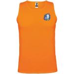 Andre 140 g/m² men's sports vest, fluor orange Fluor orange | L