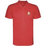 Monzha short sleeve men's sports polo, red Red | L