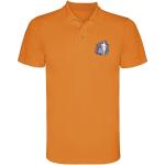 Monzha 150 g/m² short sleeve men's sports polo, fluor orange Fluor orange | L