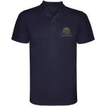 Monzha short sleeve men's sports polo, navy Navy | L