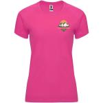 Bahrain short sleeve women's sports t-shirt, fluor pink Fluor pink | L