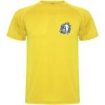 Montecarlo short sleeve men's sports t-shirt, yellow Yellow | L