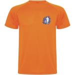 Montecarlo 150 g/m² short sleeve men's sports t-shirt, fluor orange Fluor orange | L