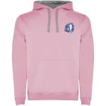 Urban men's hoodie, bright pink, marl grey Bright pink, marl grey | L