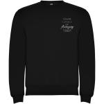 Clasica unisex crewneck sweater, black Black | XS