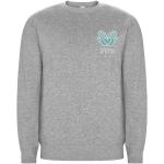 Batian Sweatshirt mit Rundhalsausschnitt aus Bio-Baumwolle Unisex, Grau meliert Grau meliert | XS