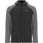 Minsk unisex hybrid insulated jacket, heather black, black Heather black, black | L