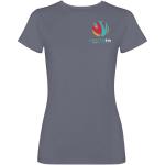 Fiyi 180 g/m² short sleeve women's t-shirt, dark grey Dark grey | L
