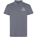 Cobain short sleeve unisex polo, dark grey Dark grey | XS