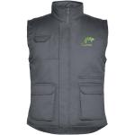 Almanzor multi-purpose workwear bodywarmer with high neck, lead Lead | L