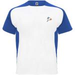 Bugatti T-Shirt Unisex aus recyceltem Material, weiß/königsblau Weiß/königsblau | S