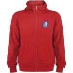 Montblanc 280 g/m² unisex full zip hoodie, red Red | 2XL