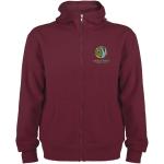 Montblanc unisex full zip hoodie, garnet Garnet | L