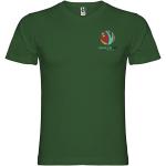 Samoyedo short sleeve men's v-neck t-shirt, dark green Dark green | L