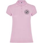 Star short sleeve women's polo, light pink Light pink | L