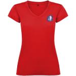 Victoria T-Shirt mit V-Ausschnitt für Damen, rot Rot | M