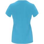 Capri short sleeve women's t-shirt, turqoise Turqoise | L