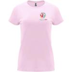 Capri short sleeve women's t-shirt, light pink Light pink | L